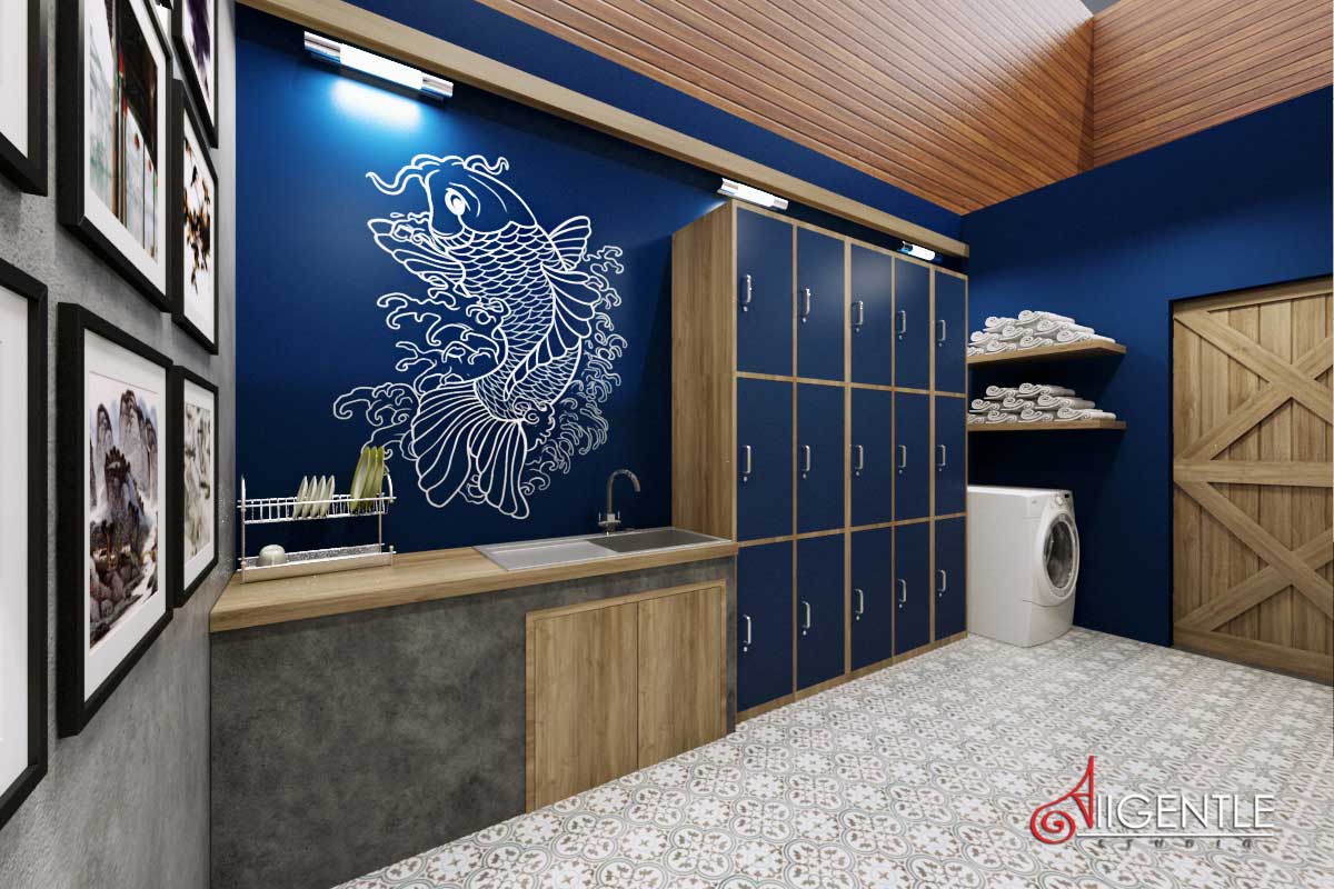 เขียนแบบ 3D งาน Hostel