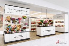 รับออกแบบร้านดอกไม้ รับทำภาพ 3D