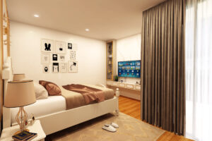 ออกแบบ3D ออกแบบห้องนอน