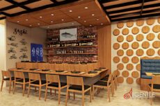 ออกแบบ3D, ออกแบบร้านอาหารญี่ปุ่น ออกแบบ3D, ออกแบบร้านอาหารญี่ปุ่น