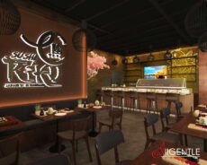 ออกแบบ3D ออกแบบร้านอาหารญี่ปุ่น ออกแบบร้านซูชิ