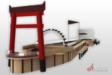 ออกแบบ3D ออกแบบร้านอาหารญี่ปุ่น ออกแบบร้านซูชิ