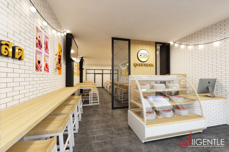 ออกแบบ3D, ออกแบบร้านกาแฟ
